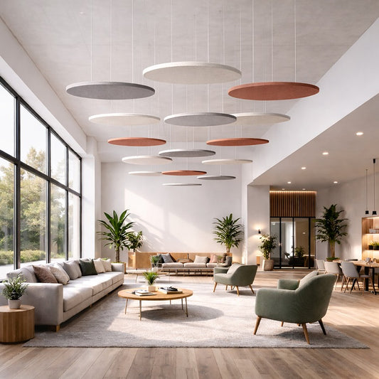 12mm Acoustic Circular Ceiling Rafts