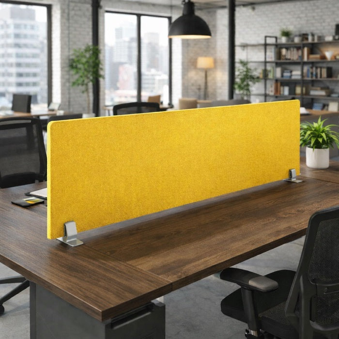 12mm Plain Acoustic Desk Screen