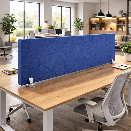 24mm Plain Acoustic Desk Screen