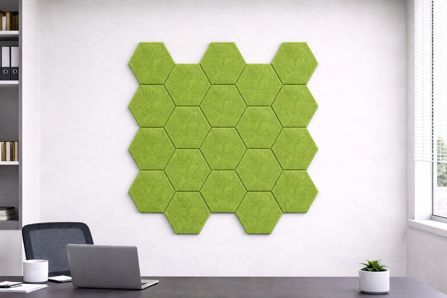 Hexagon Acoustic Wall Tiles