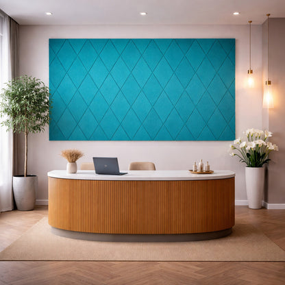 Aqua Turquoise Diamond Wall Tile