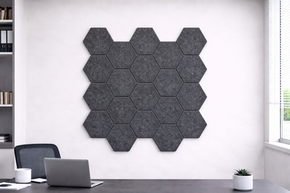 Hexagon Acoustic Wall Tiles