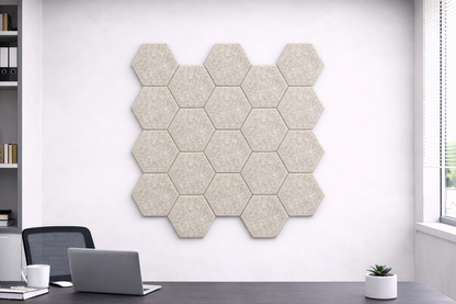 Hexagon Acoustic Wall Tiles