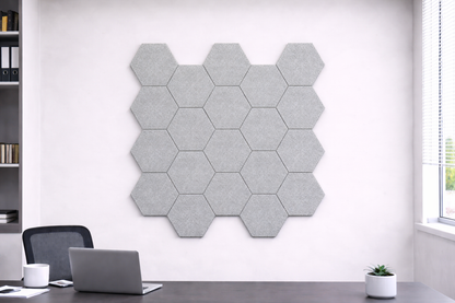 Hexagon Acoustic Wall Tiles