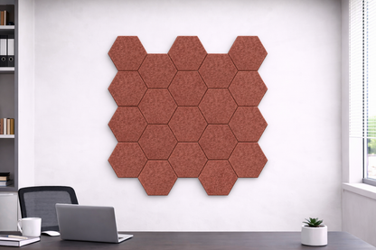Hexagon Acoustic Wall Tiles