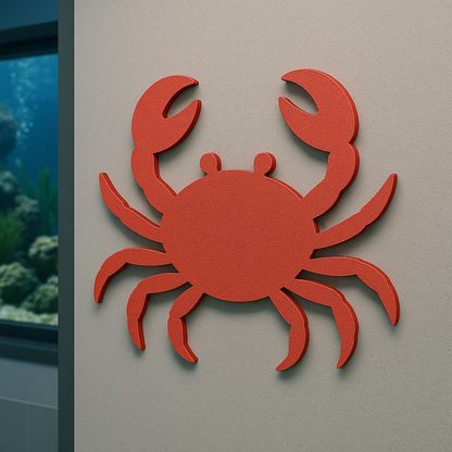 Crab Shaped Polycolour Board