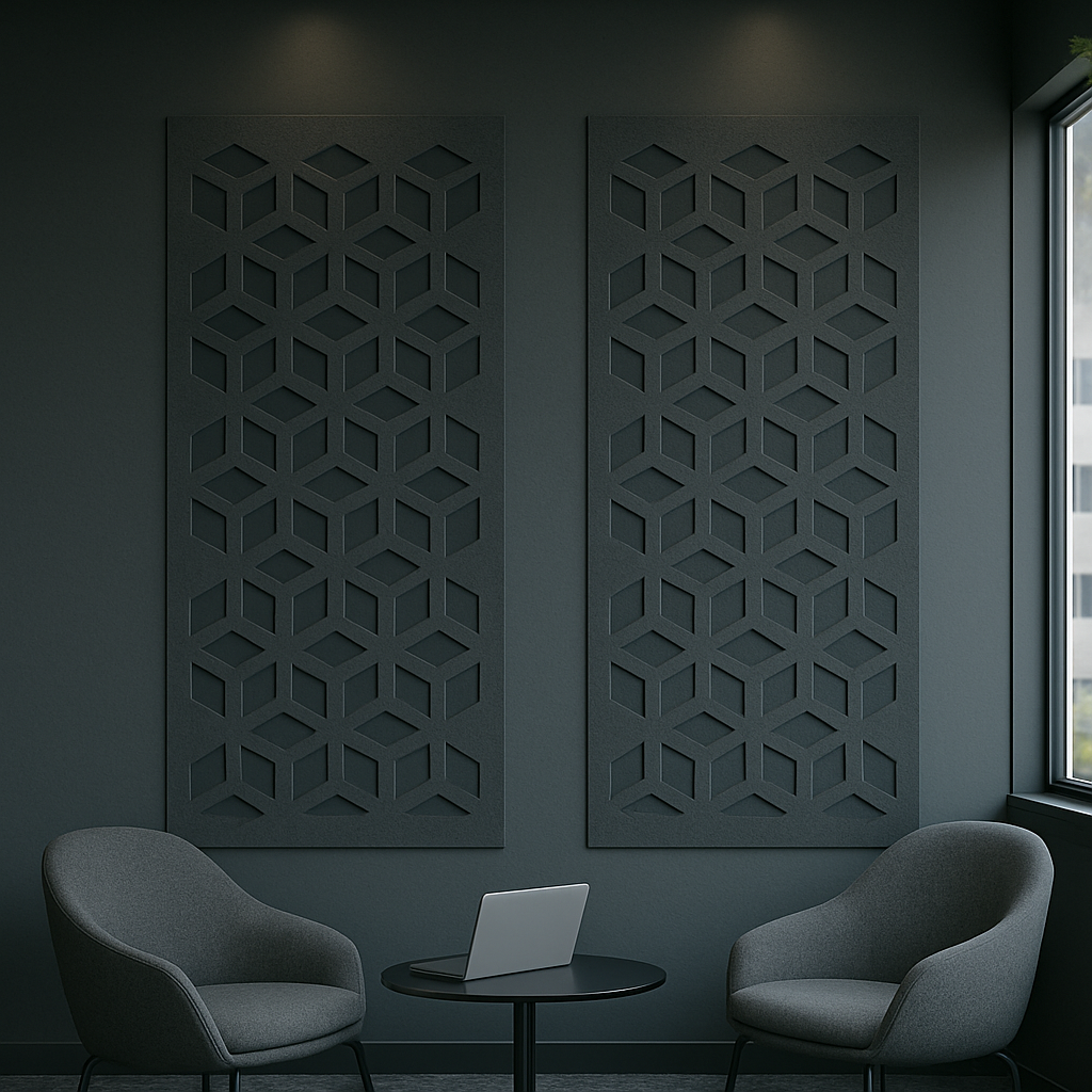'Cube' Decorative Acoustic Wall Panel