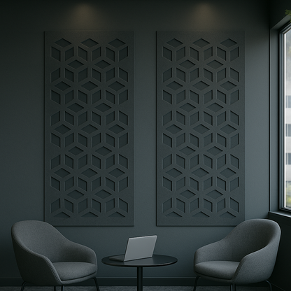 'Cube' Decorative Acoustic Wall Panel