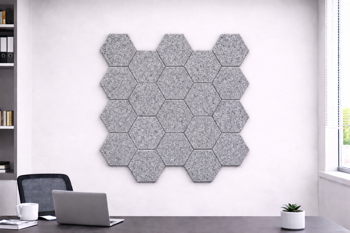 Hexagon Acoustic Wall Tiles