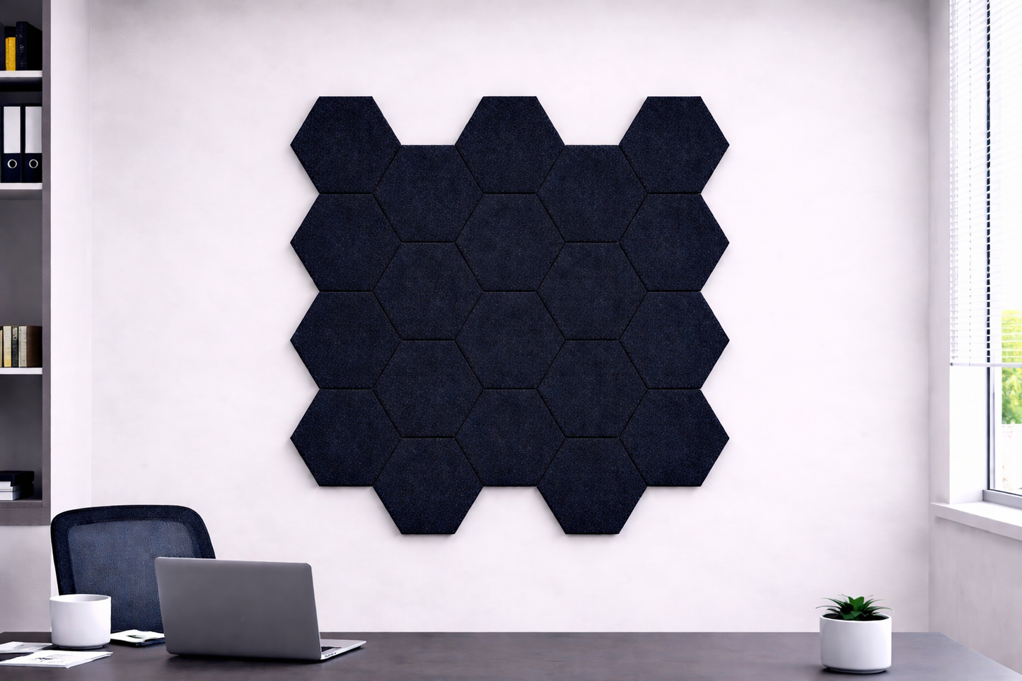 Hexagon Acoustic Wall Tiles