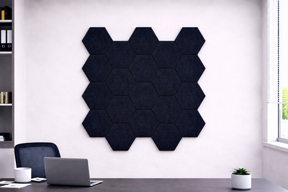 Hexagon Acoustic Wall Tiles