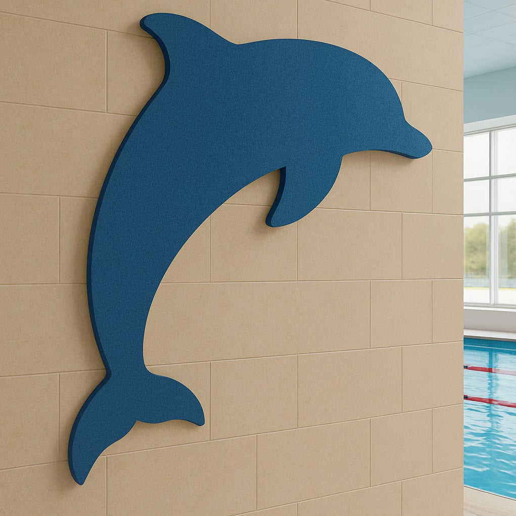 Dolphin Shaped Polycolour Board