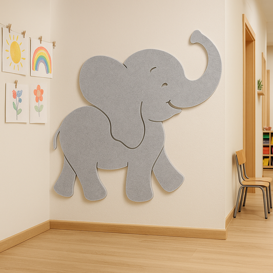 Elephant Shape Polycolour Board