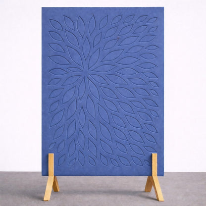 Freestanding Petal Grooved Acoustic Panel