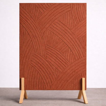 Freestanding Weave Grooved Acoustic Panel