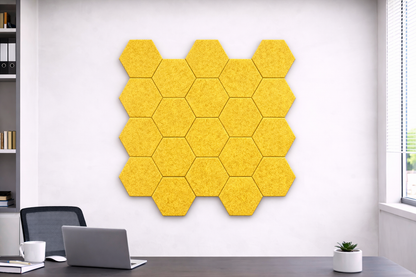 Hexagon Acoustic Wall Tiles