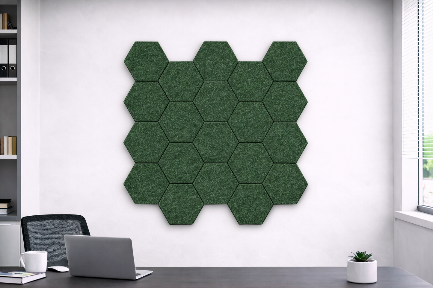 Hexagon Acoustic Wall Tiles