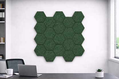 Hexagon Acoustic Wall Tiles