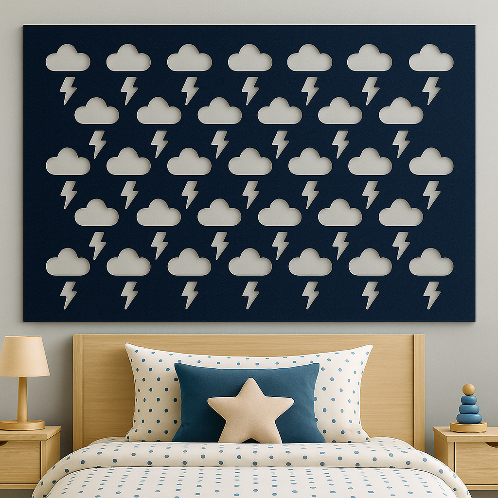 'Lightning' Decorative Acoustic Wall Panel