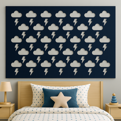 'Lightning' Decorative Acoustic Wall Panel