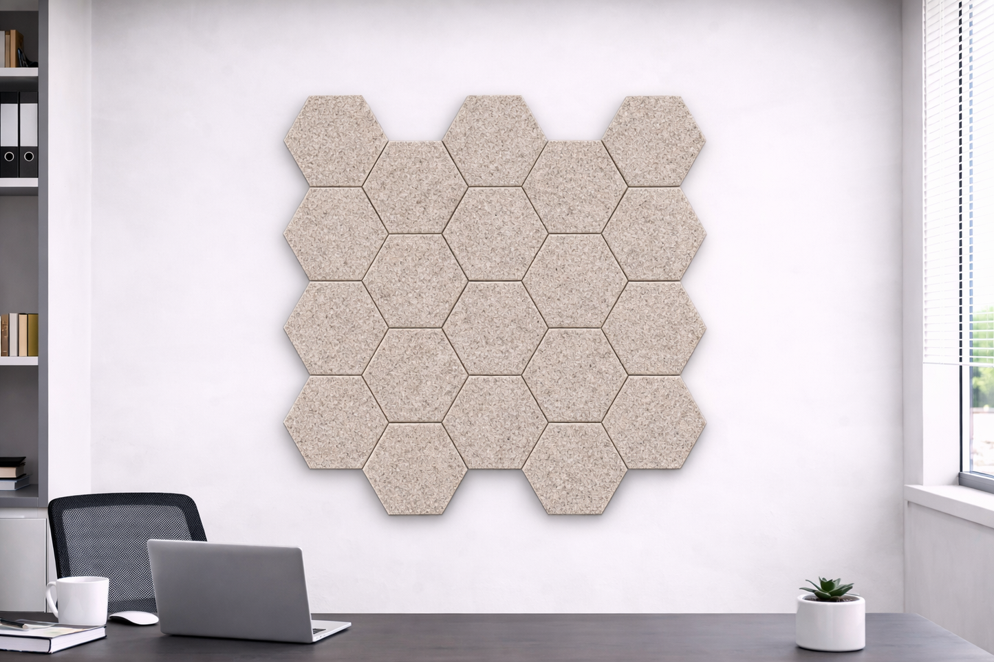 Hexagon Acoustic Wall Tiles