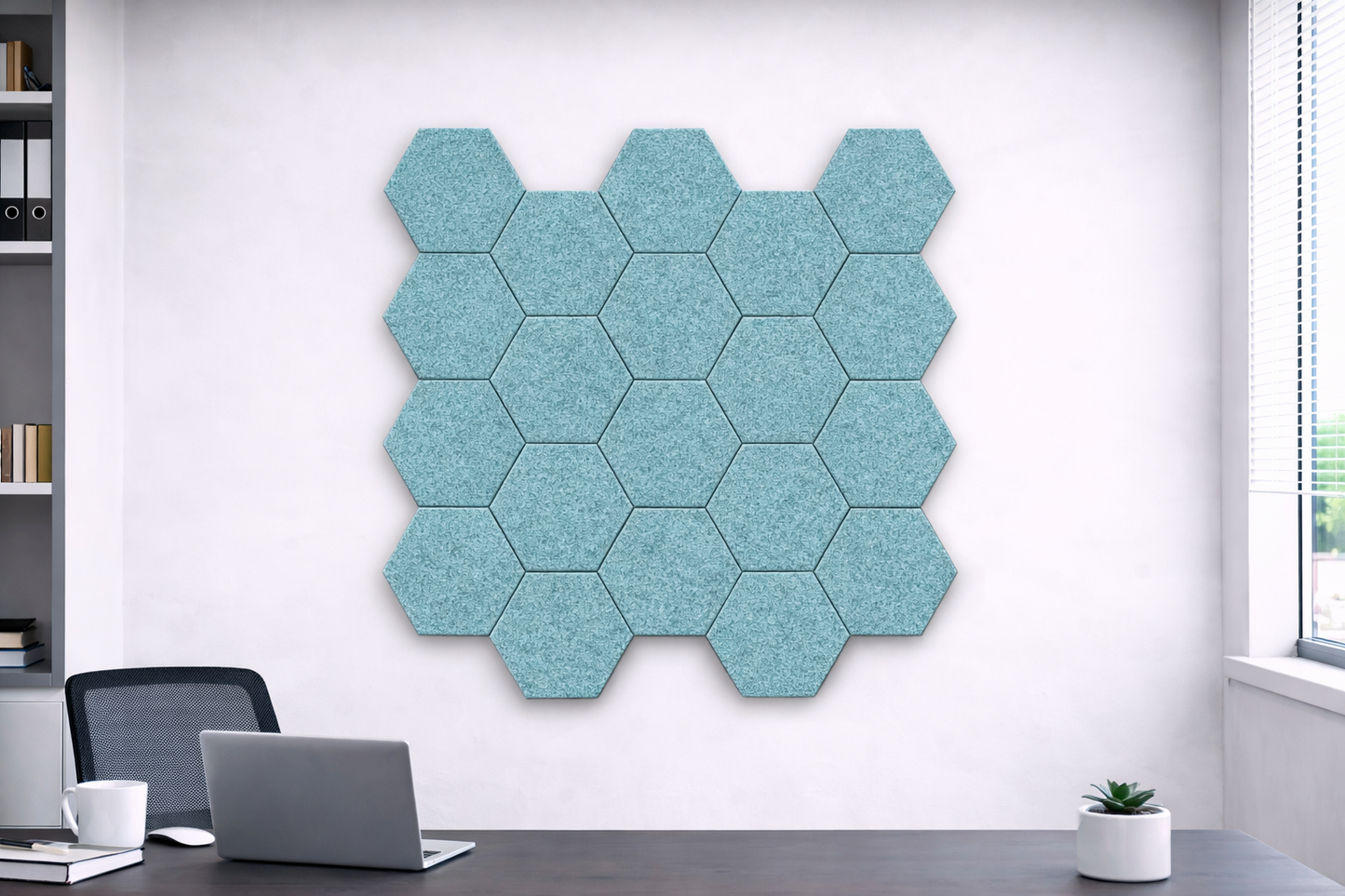 Hexagon Acoustic Wall Tiles