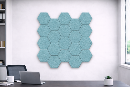 Hexagon Acoustic Wall Tiles