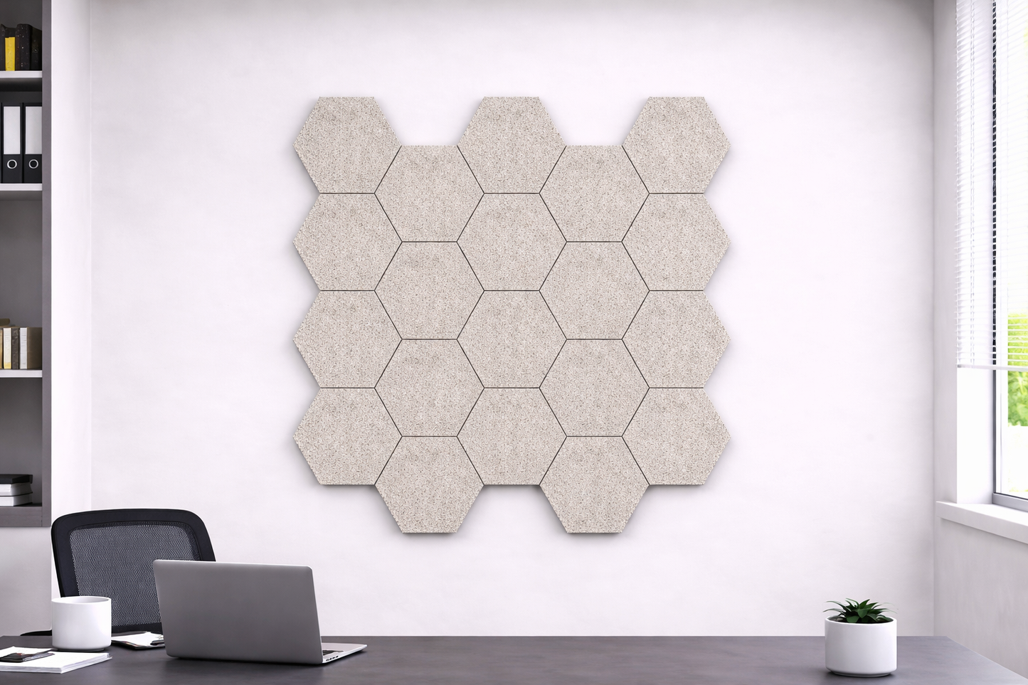 Hexagon Acoustic Wall Tiles