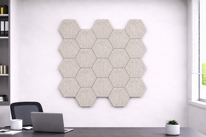 Hexagon Acoustic Wall Tiles