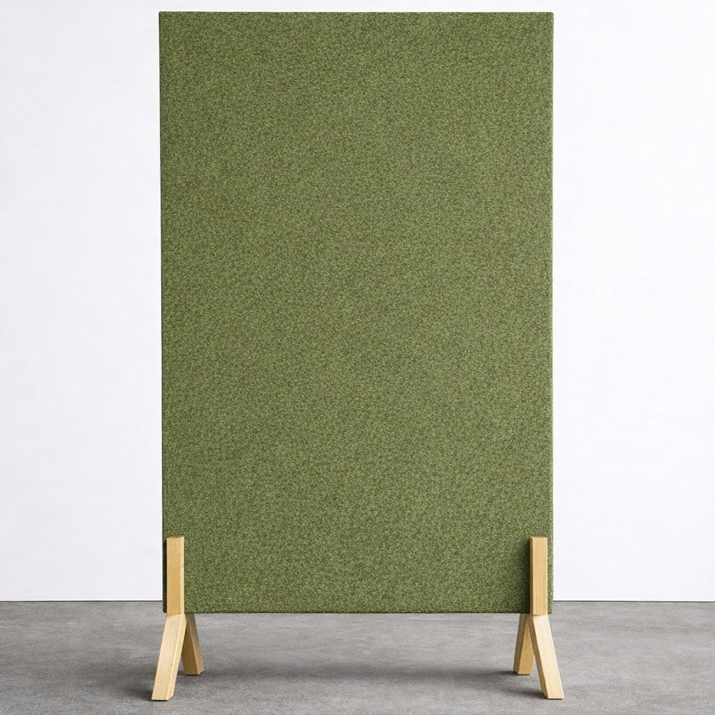 Olive Green Freestanding Acoustic Panel