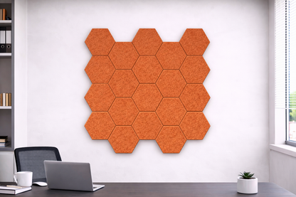 Hexagon Acoustic Wall Tiles