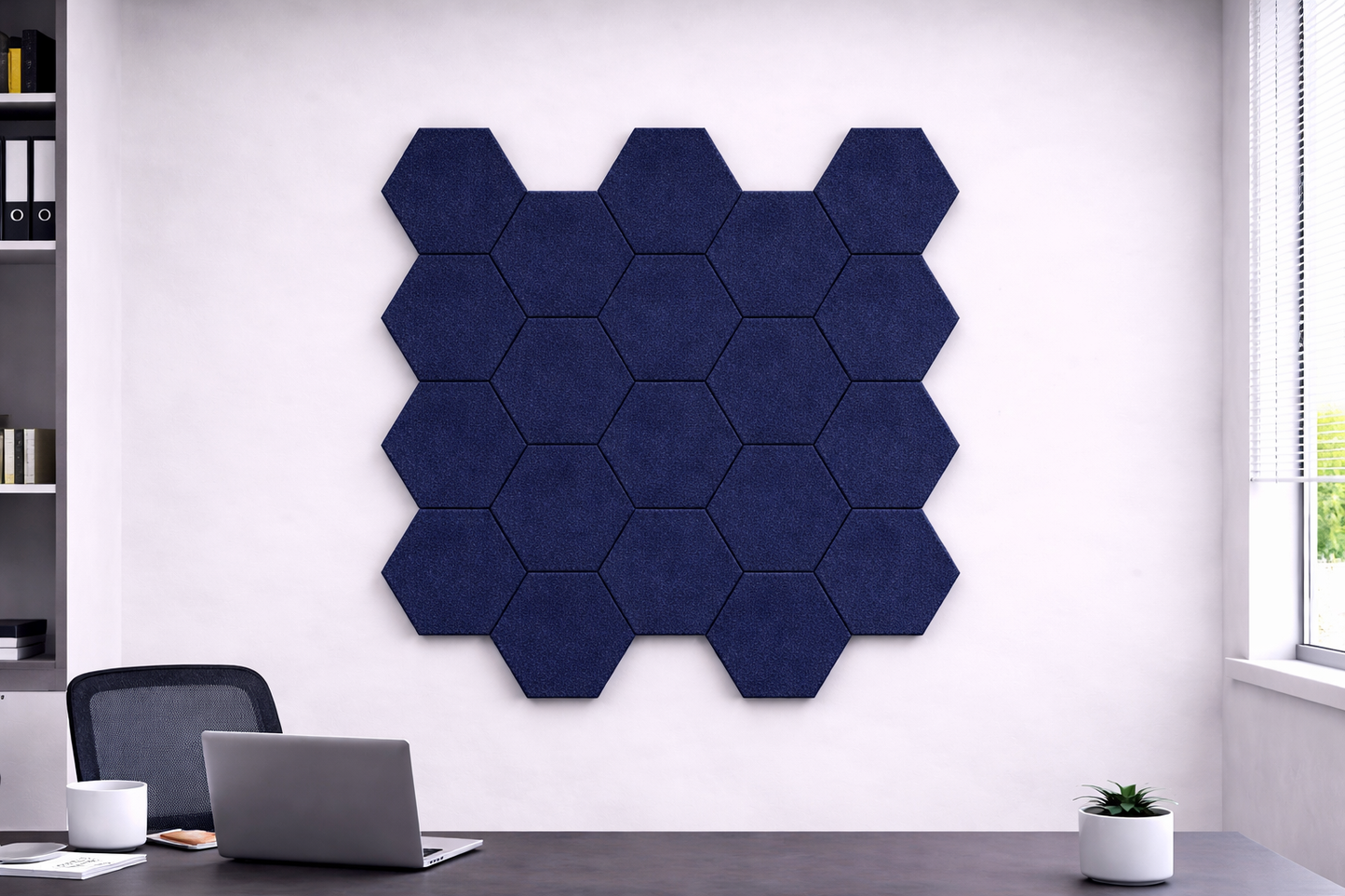 Hexagon Acoustic Wall Tiles