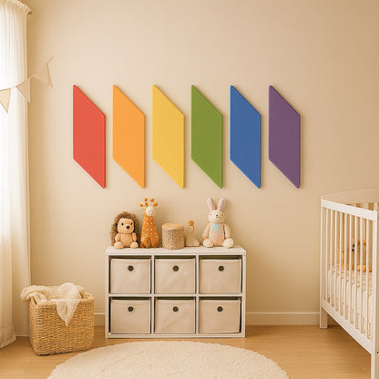 Parallelogram Acoustic Wall Tiles