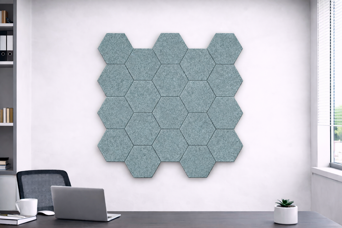 Hexagon Acoustic Wall Tiles