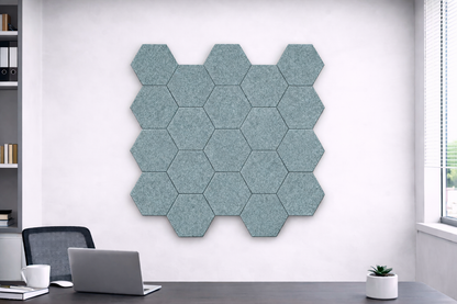 Hexagon Acoustic Wall Tiles