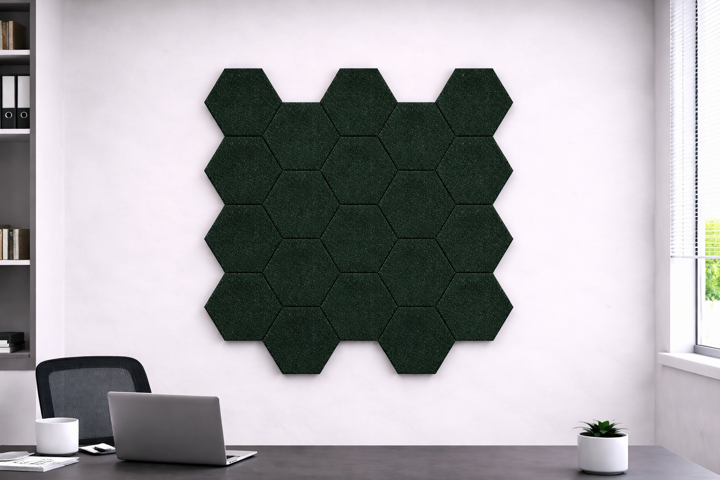 Hexagon Acoustic Wall Tiles