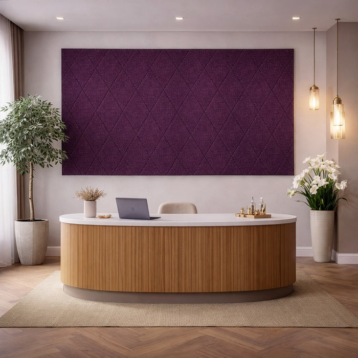 Plum Diamond Wall Tile