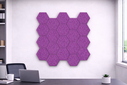 Hexagon Acoustic Wall Tiles