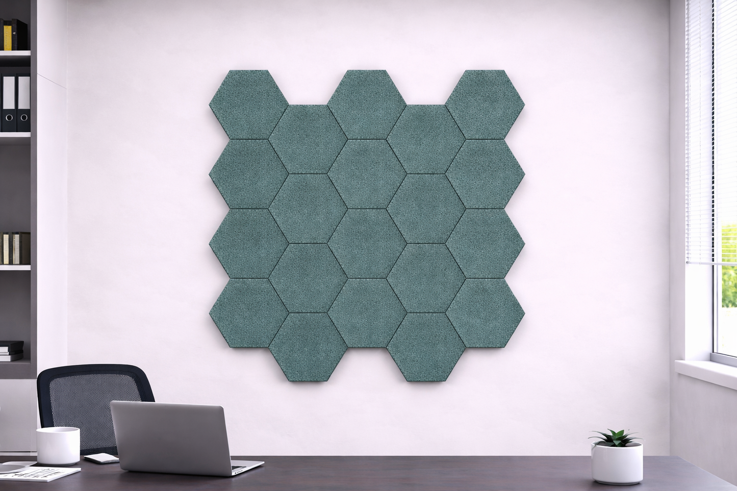 Hexagon Acoustic Wall Tiles