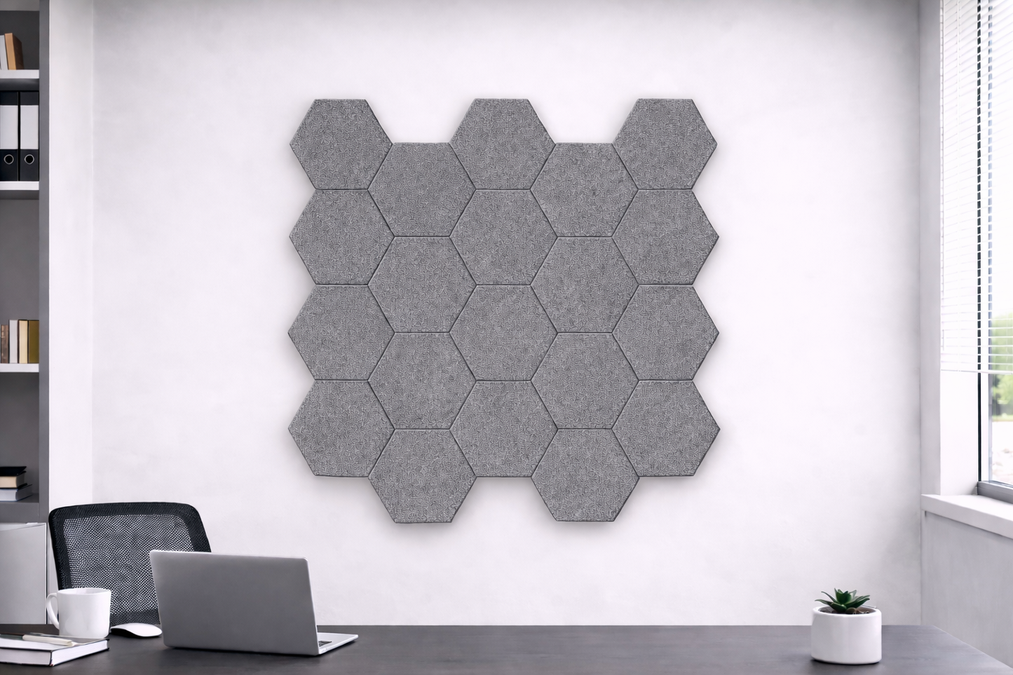 Hexagon Acoustic Wall Tiles