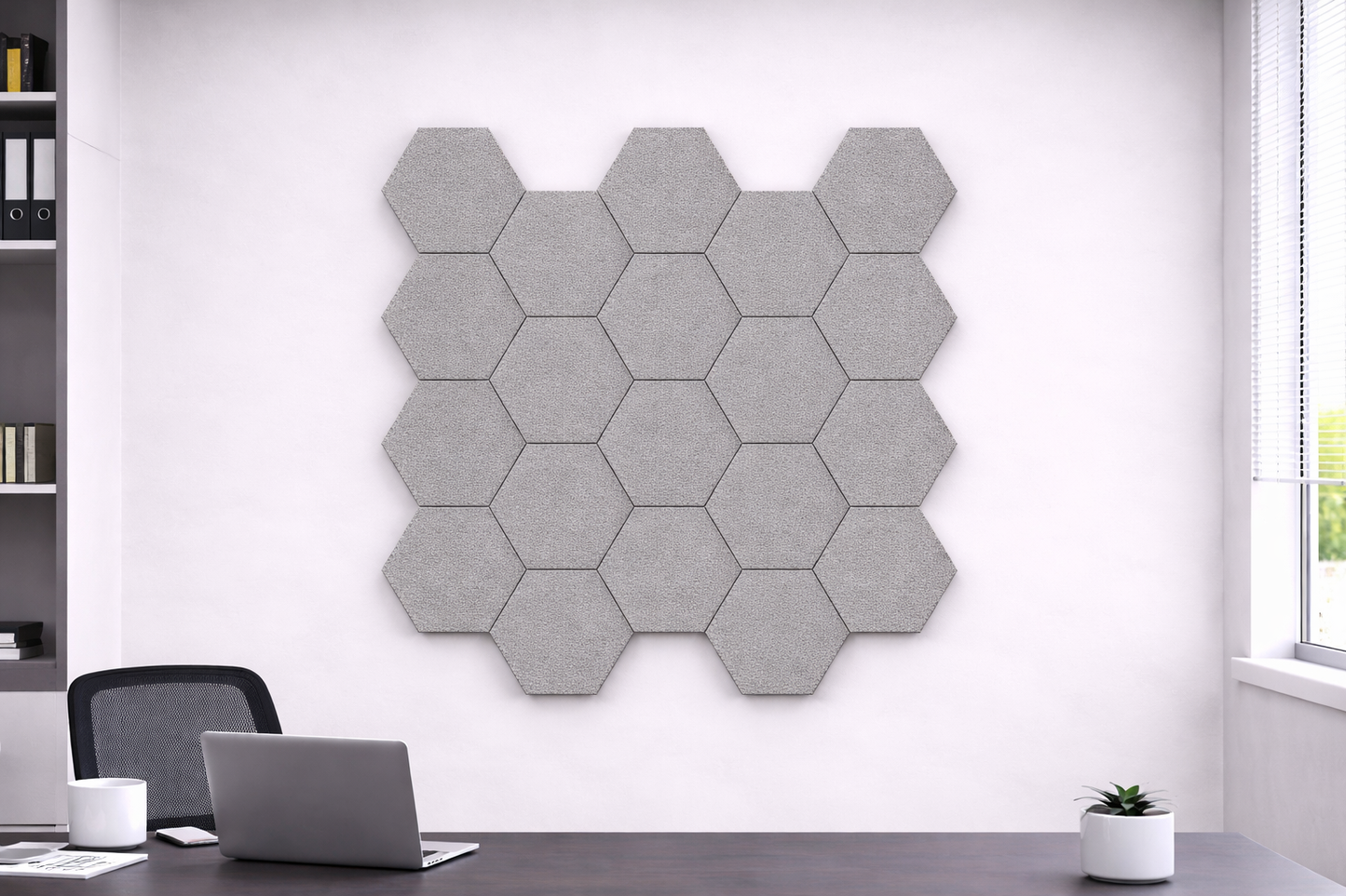 Hexagon Acoustic Wall Tiles