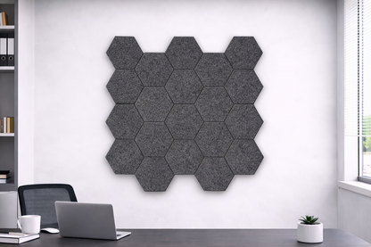 Hexagon Acoustic Wall Tiles