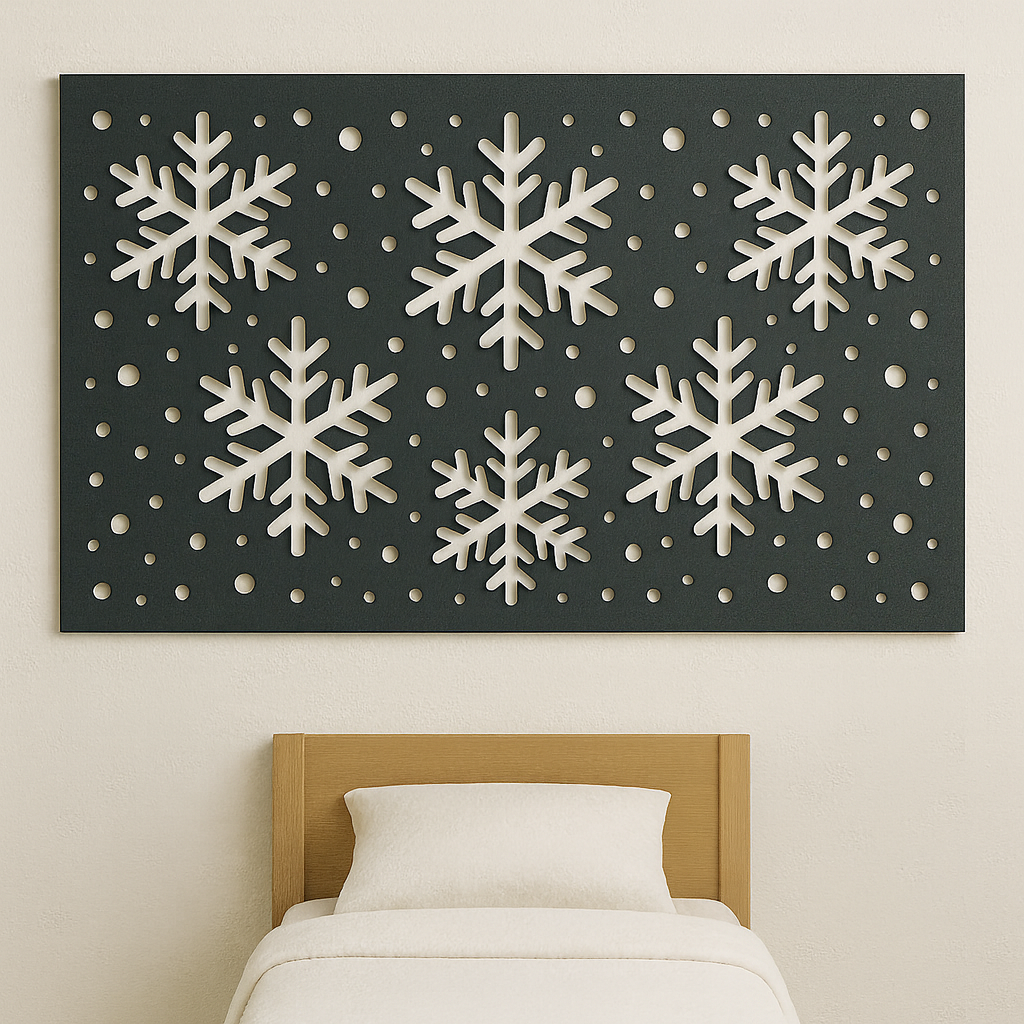 'Snowfall' Deocrative Acoustic Wall Panel