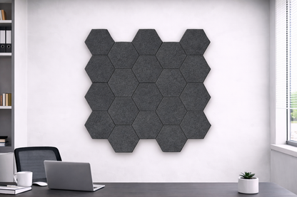 Hexagon Acoustic Wall Tiles