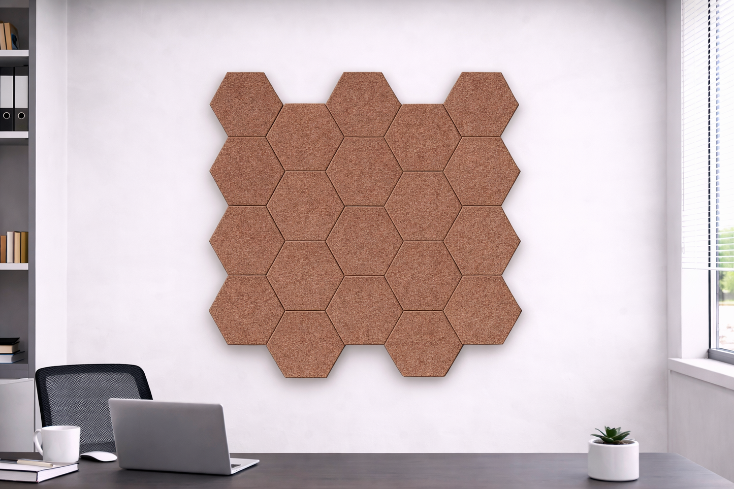 Hexagon Acoustic Wall Tiles