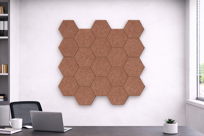 Hexagon Acoustic Wall Tiles