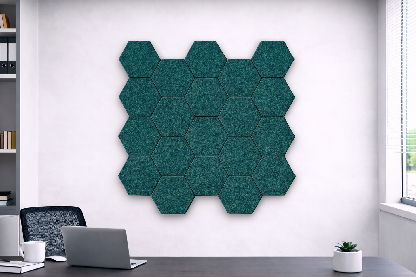 Hexagon Acoustic Wall Tiles