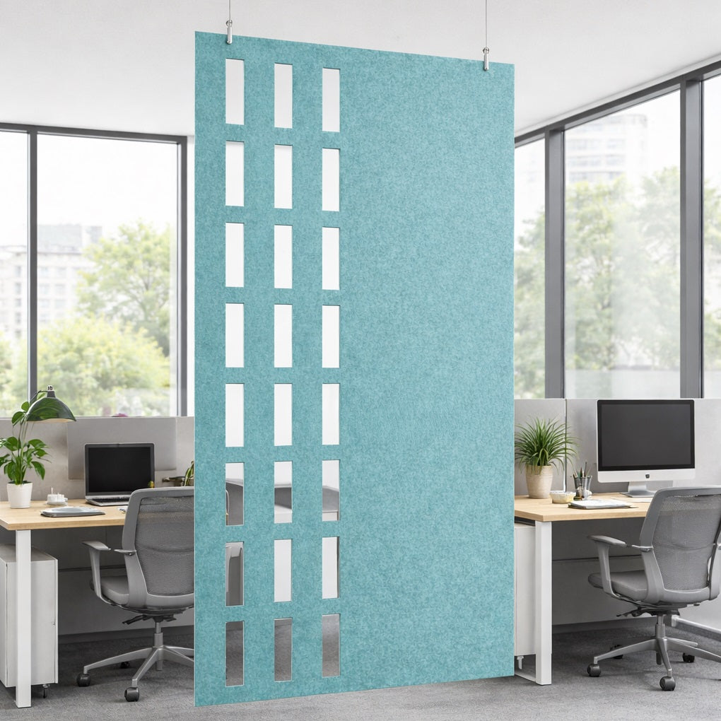 Track Acoustic Hanging Divider