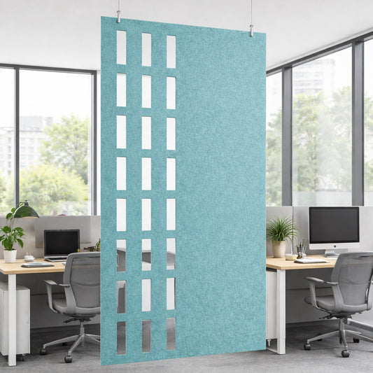 Track Acoustic Hanging Divider