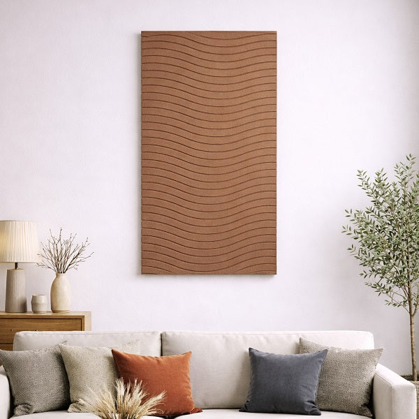 Wave Grooved Acoustic Wall Panel